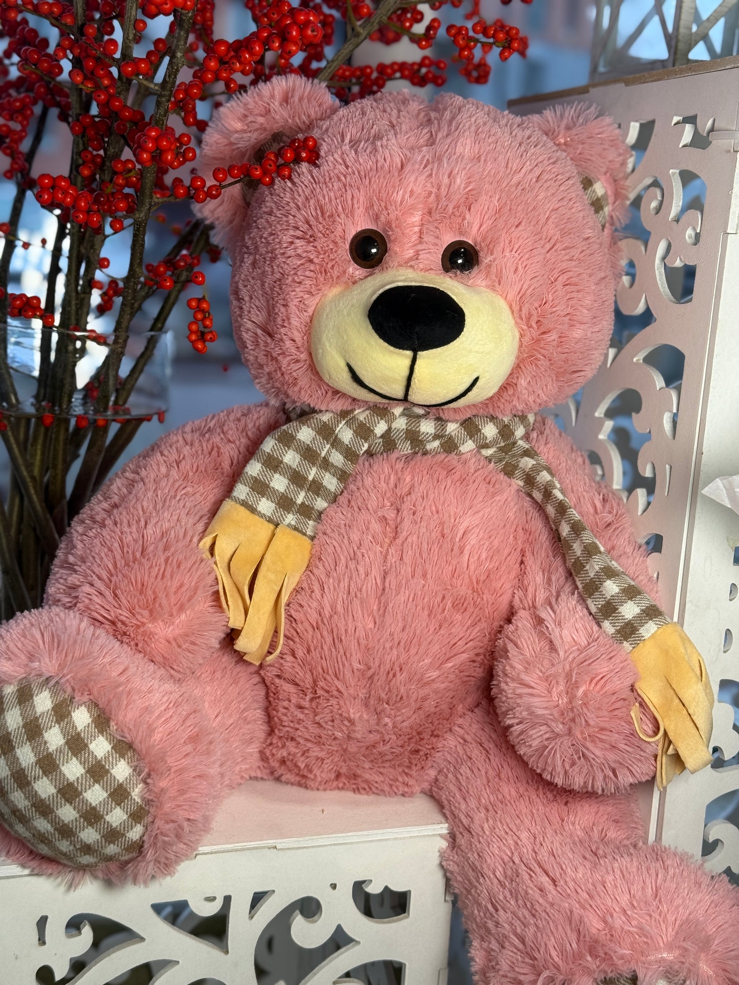 Pink Cozy Teddy Bear