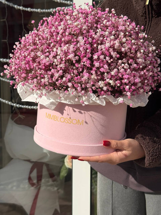 Pink Baby’s Breath Bloom Box