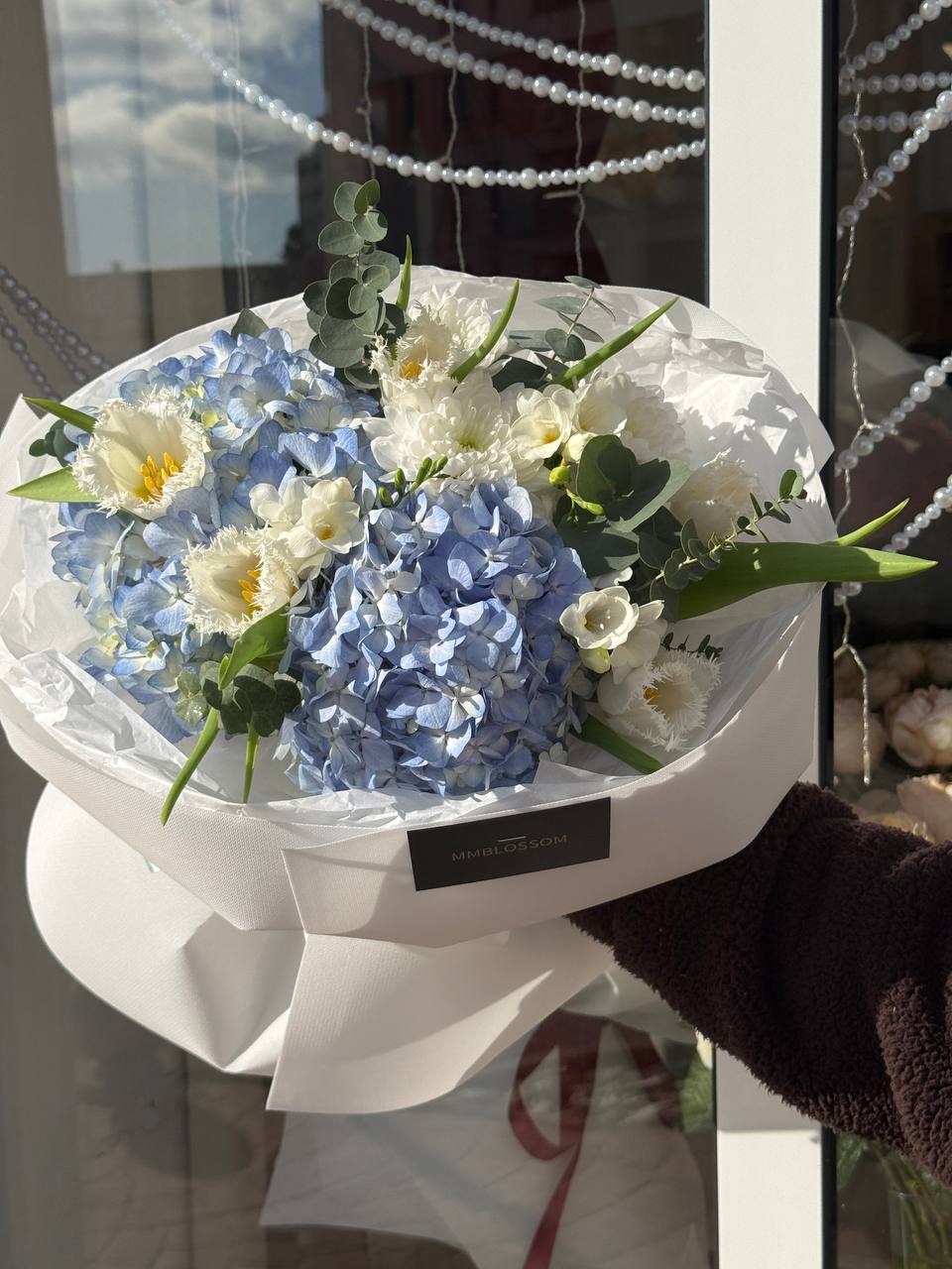 Blue Hydrangea Elegance Bouquet
