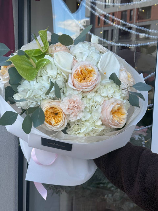 Peach Whisper Elegance