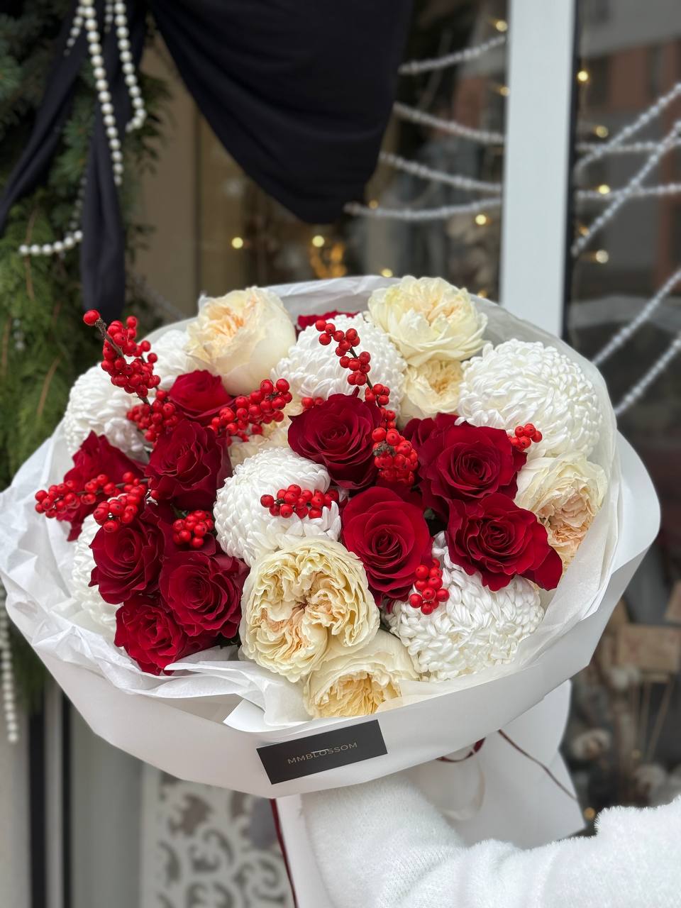 Crimson Winter Luxe Bouquet